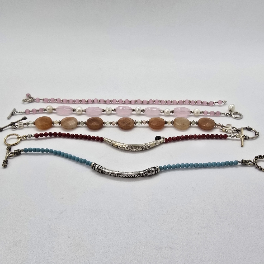 Handmade Colorful Beaded Bracelet Set